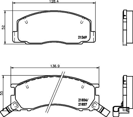 Magneti Marelli 363916060996 - Jarrupala, levyjarru inparts.fi