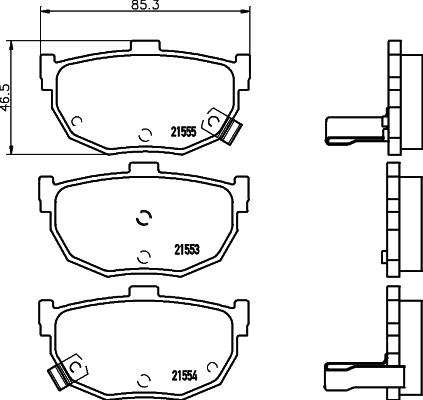 HELLA 8DB 355 006-411 - Jarrupala, levyjarru inparts.fi