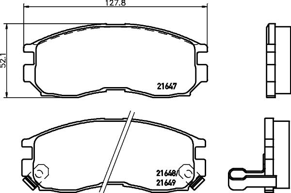 HELLA 8DB 355 006-471 - Jarrupala, levyjarru inparts.fi