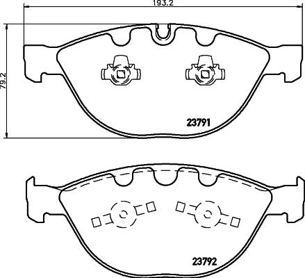 HELLA 8DB 355 006-551 - Jarrupala, levyjarru inparts.fi