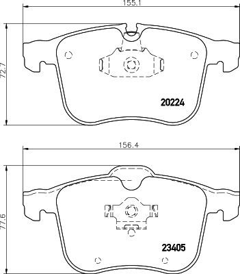 HELLA 8DB 355 006-561 - Jarrupala, levyjarru inparts.fi