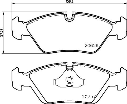 HELLA 8DB 355 006-511 - Jarrupala, levyjarru inparts.fi