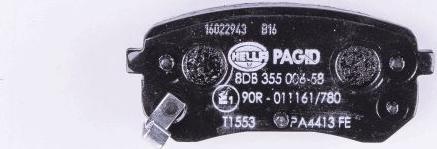 HELLA 8DB 355 006-581 - Jarrupala, levyjarru inparts.fi