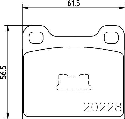 HELLA 8DB 355 006-531 - Jarrupala, levyjarru inparts.fi