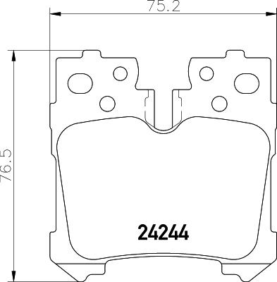 HELLA 8DB 355 006-651 - Jarrupala, levyjarru inparts.fi