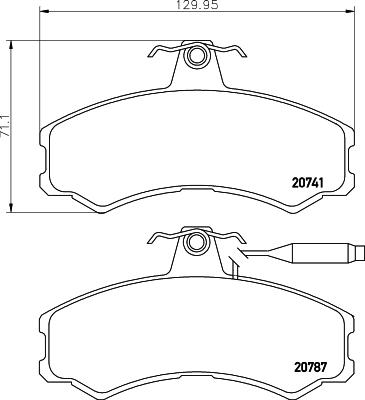 HELLA 8DB 355 006-011 - Jarrupala, levyjarru inparts.fi