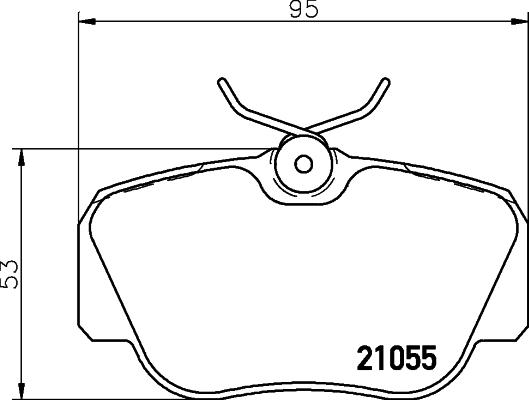 HELLA 8DB 355 006-181 - Jarrupala, levyjarru inparts.fi