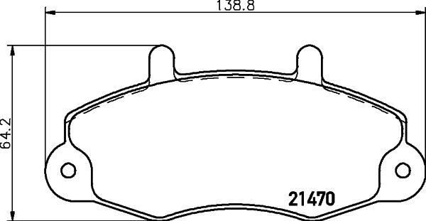 HELLA 8DB 355 006-391 - Jarrupala, levyjarru inparts.fi