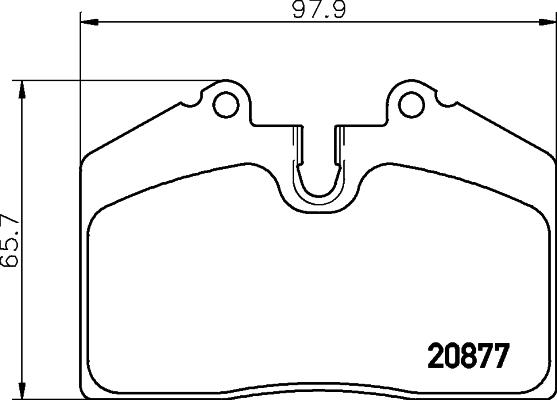 HELLA 8DB 355 006-351 - Jarrupala, levyjarru inparts.fi