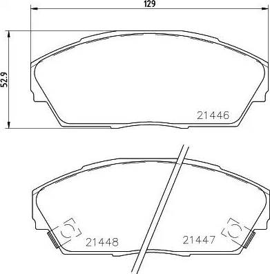 HELLA 8DB 355 006-301 - Jarrupala, levyjarru inparts.fi