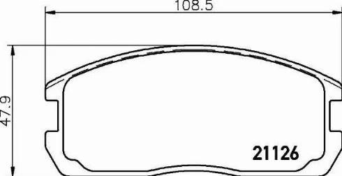 HELLA 8DB 355 006-201 - Jarrupala, levyjarru inparts.fi