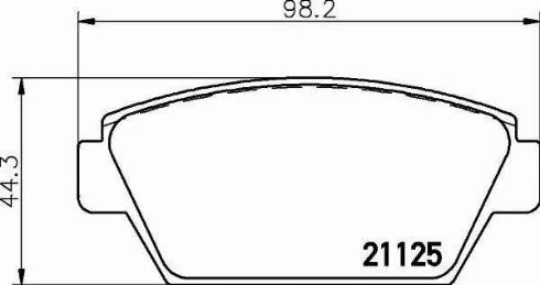 HELLA 8DB 355 006-231 - Jarrupala, levyjarru inparts.fi