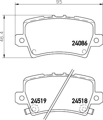 HELLA 8DB 355 006-751 - Jarrupala, levyjarru inparts.fi