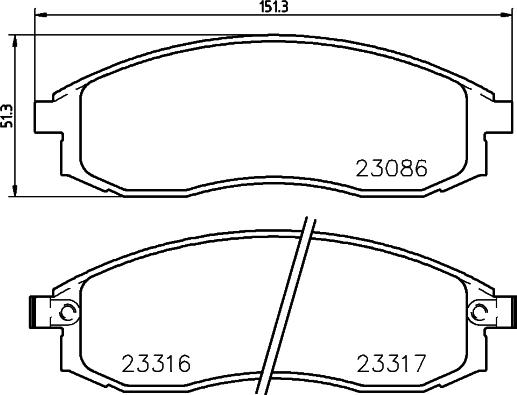 HELLA 8DB 355 006-731 - Jarrupala, levyjarru inparts.fi