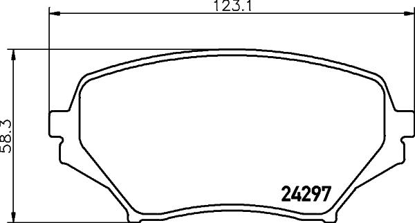 HELLA 8DB 355 037-061 - Jarrupala, levyjarru inparts.fi