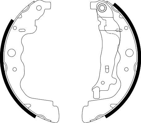 HELLA 8DB 355 000-301 - Jarrukenkäsarja inparts.fi