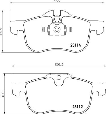 HELLA 8DB 355 008-941 - Jarrupala, levyjarru inparts.fi