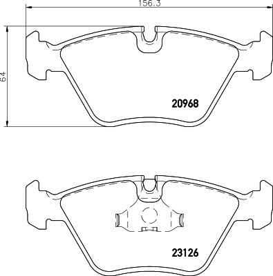 HELLA 8DB 355 008-971 - Jarrupala, levyjarru inparts.fi