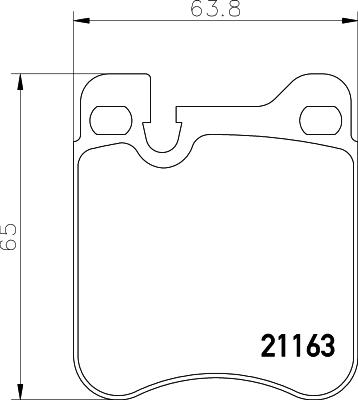 HELLA 8DB 355 008-491 - Jarrupala, levyjarru inparts.fi