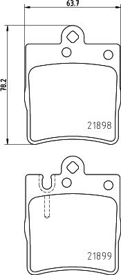 HELLA 8DB 355 008-451 - Jarrupala, levyjarru inparts.fi