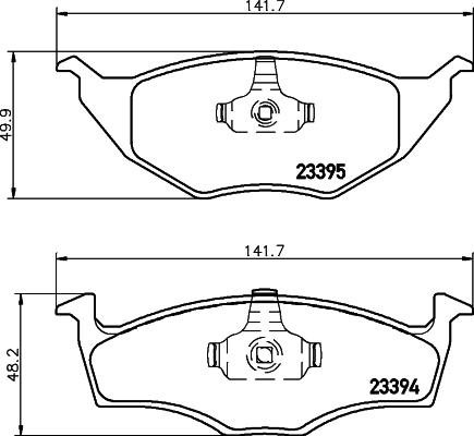 HELLA 8DB 355 008-481 - Jarrupala, levyjarru inparts.fi