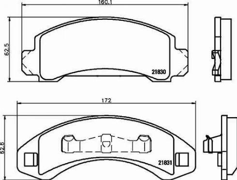 HELLA 8DB 355 008-501 - Jarrupala, levyjarru inparts.fi