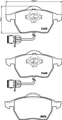 HELLA 8DB 355 008-531 - Jarrupala, levyjarru inparts.fi