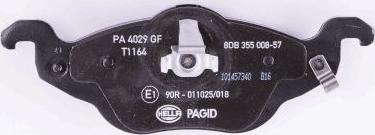 HELLA 8DB 355 008-571 - Jarrupala, levyjarru inparts.fi