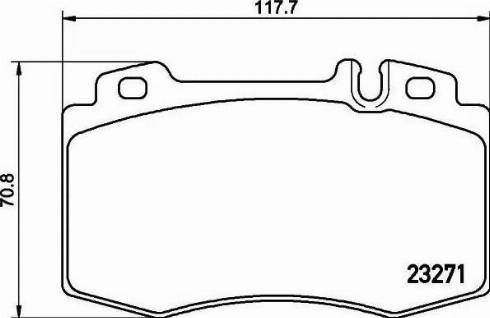 HELLA 8DB 355 015-851 - Jarrupala, levyjarru inparts.fi