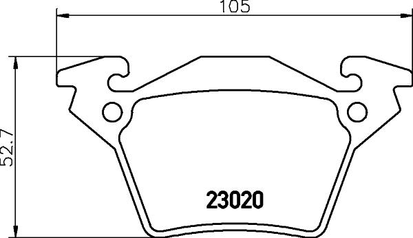 HELLA 8DB 355 008-641 - Jarrupala, levyjarru inparts.fi