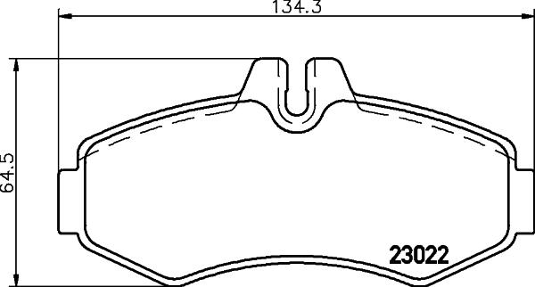 HELLA 8DB 355 008-631 - Jarrupala, levyjarru inparts.fi