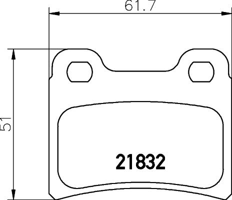 HELLA 8DB 355 008-151 - Jarrupala, levyjarru inparts.fi