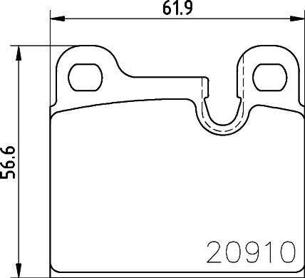 HELLA 8DB 355 008-111 - Jarrupala, levyjarru inparts.fi