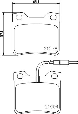 HELLA 8DB 355 008-171 - Jarrupala, levyjarru inparts.fi