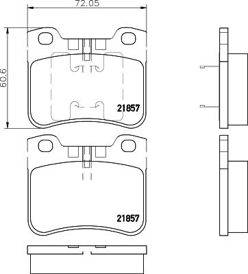 HELLA 8DB 355 008-301 - Jarrupala, levyjarru inparts.fi