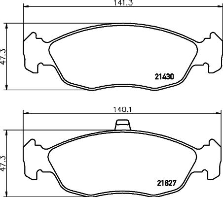 HELLA 8DB 355 008-291 - Jarrupala, levyjarru inparts.fi