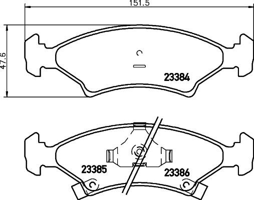 HELLA 8DB 355 008-241 - Jarrupala, levyjarru inparts.fi