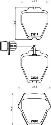 HELLA 8DB 355 008-791 - Jarrupala, levyjarru inparts.fi