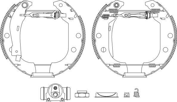 HELLA 8DB 355 003-951 - Jarrukenkäsarja inparts.fi