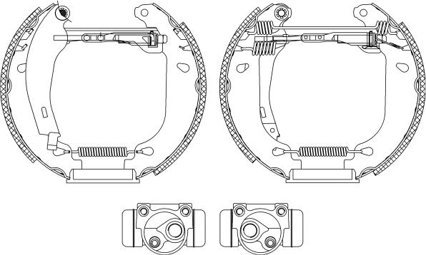 HELLA 8DB 355 003-901 - Jarrukenkäsarja inparts.fi