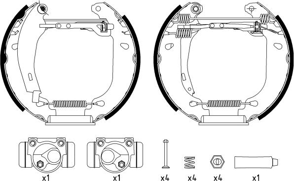 HELLA 8DB 355 003-971 - Jarrukenkäsarja inparts.fi