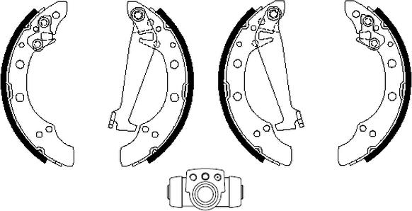 HELLA 8DB 355 003-351 - Jarrukenkäsarja inparts.fi