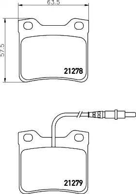 HELLA 8DB 355 007-491 - Jarrupala, levyjarru inparts.fi