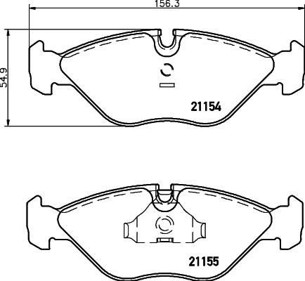 HELLA 8DB 355 007-591 - Jarrupala, levyjarru inparts.fi