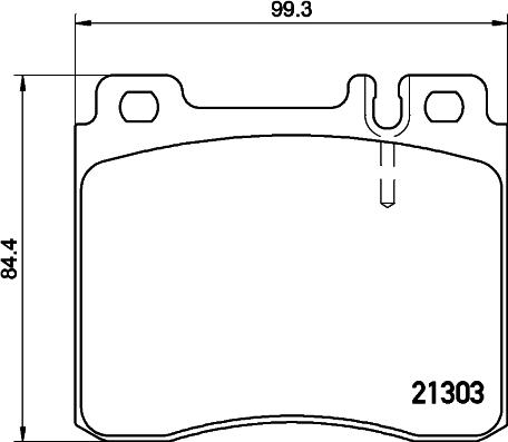 HELLA 8DB 355 007-551 - Jarrupala, levyjarru inparts.fi