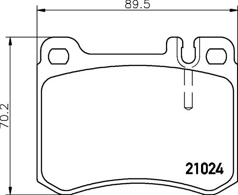 HELLA 8DB 355 007-611 - Jarrupala, levyjarru inparts.fi