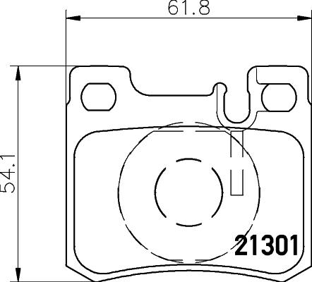 HELLA 8DB 355 007-671 - Jarrupala, levyjarru inparts.fi