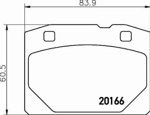 HELLA 8DB 355 007-191 - Jarrupala, levyjarru inparts.fi