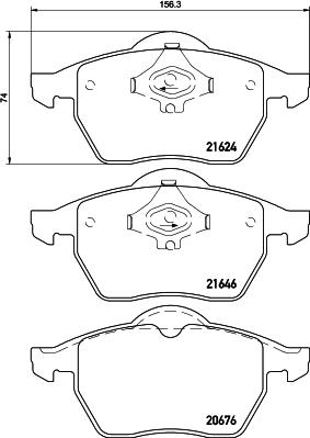 HELLA 8DB 355 007-881 - Jarrupala, levyjarru inparts.fi