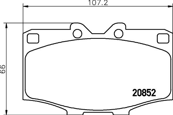 HELLA 8DB 355 007-301 - Jarrupala, levyjarru inparts.fi